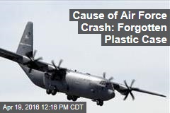 A Plastic Case, Not the Taliban, Brought Down USAF Plane