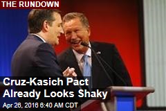Cruz-Kasich Pact Already Looks Shaky