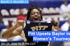 Pitt Upsets Baylor in Women's Tourney