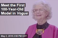 Meet the First 100-Year-Old Model in Vogue