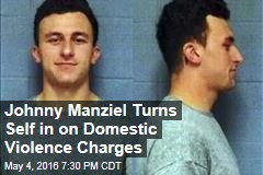 Johnny Manziel Turns Self in on Domestic Violence Charges