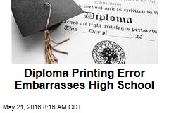 Diploma Printing Error Embarrasses High School