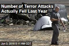 Number of Terror Attacks Actually Fell Last Year