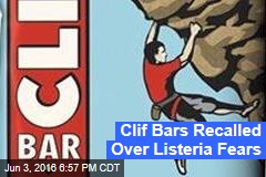 Clif Bars Recalled Over Listeria Fears