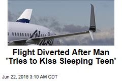 Flight Diverted After Man &#39;Tries to Kiss Sleeping Teen&#39;