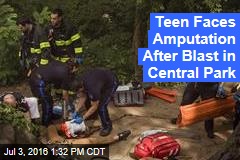 Teen Faces Amputation After Blast in Central Park