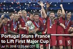 Portugal Stuns France to Lift 1st Major Cup