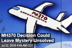 Flight 370 Search to Be Suspended