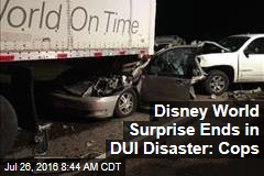 Disney World Surprise Ends in DUI Disaster: Cops