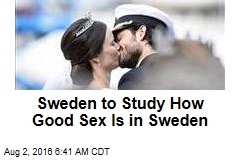 Sweden to Study How Good Sex Is in Sweden
