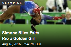 Biles Wins Floor Exercise for Record-Tying 4th Olympic Gold