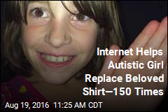 Internet Helps Autistic Girl Replace Beloved Shirt&mdash;150 Times