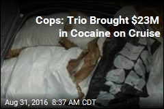Cops: Trio Brought $23M in Cocaine on Cruise