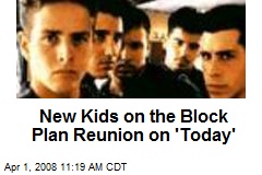 New Kids on the Block Plan Reunion on 'Today'