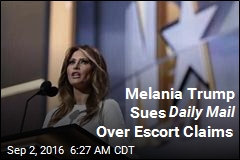Melania Trump Sues Daily Mail Over Escort Claims