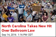 North Carolina Takes New Hit Over Bathroom Law