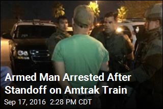 Armed Man Arrested After Standoff on Amtrak Train