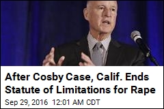After Cosby Case, Calif. Ends Statute of Limitations for Rape