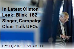 In Latest Clinton Leak: Blink-182 Singer, Campaign Chair Talk UFOs