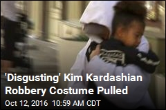&#39;Disgusting&#39; Kim Kardashian Robbery Costume Pulled