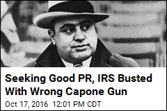 Seeking Good PR, IRS Busted With Wrong Capone Gun