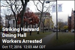 Striking Harvard Dining Hall Workers Arrested