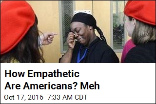 How Empathetic Are Americans? Meh