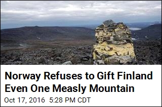 Norway Refuses to Gift Finland Even One Measly Mountain