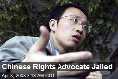 Chinese Rights Advocate Jailed