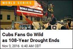 Cubs Fans Go Wild as 108-Year Drought Ends