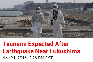 Tsunami Expected After 7.3 Earthquake Near Fukushima