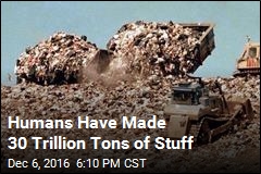 Humans Have Made 30 Trillion Tons of Stuff