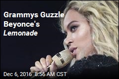 Grammys Guzzle Beyonce&#39;s Lemonade