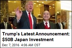 Trump Takes Credit for $50B Japan Investment