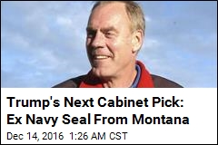 Former Navy SEAL Is Trump&#39;s Pick for Interior Secretary