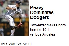 Peavy Dominates Dodgers