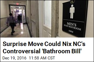 NC May Repeal Controversial &#39;Bathroom Bill&#39; Tuesday