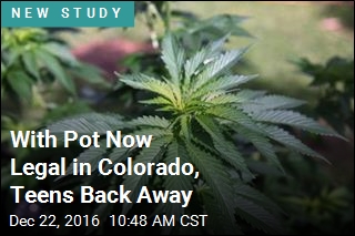 With Pot Now Legal in Colorado, Teens Back Away
