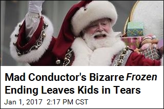 Angry Conductor Says Santa Doesn&#39;t Exist, Exits Stage