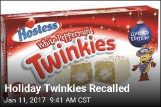 Holiday Twinkies Recalled