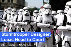 Stormtrooper Designer, Lucas Head to Court