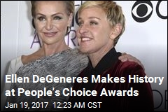 Ellen DeGeneres Makes History at People&#39;s Choice Awards