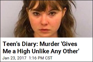 Teen&#39;s Diary: Murder &#39;Gives Me a High Unlike Any Other&#39;