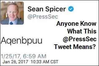 Anyone Know What This @PressSec Tweet Means?
