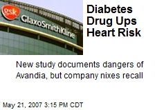 Diabetes Drug Ups Heart Risk
