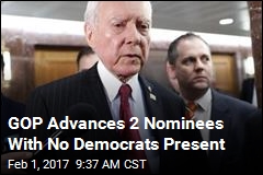 GOP Advances 2 Nominees With No Democrats Present