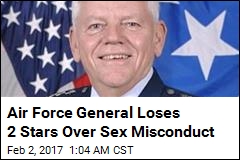 Air Force General Demoted for Sexual Misconduct