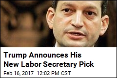 Report: Trump Settles on New Labor Secretary Pick
