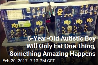 6-Year-Old Autistic Boy Will Only Eat One Thing, Something Amazing Happens