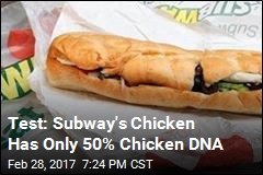 Subway&#39;s Chicken Has Only 50% Chicken DNA